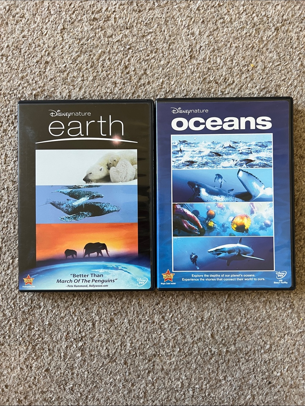 Disney Nature Earth & Oceans DVD Set / 2 documentaries